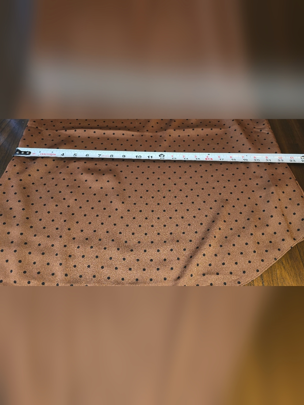 Express Brown Polka Dot Camisole with Black Lace Back - Picture 5 of 7
